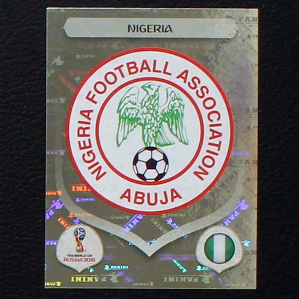 Wappen Nigeria Panini Sticker No. 332 - Russia 2018