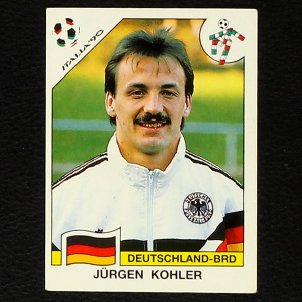 Italia 90 No. 253 Panini sticker Jürgen Kohler