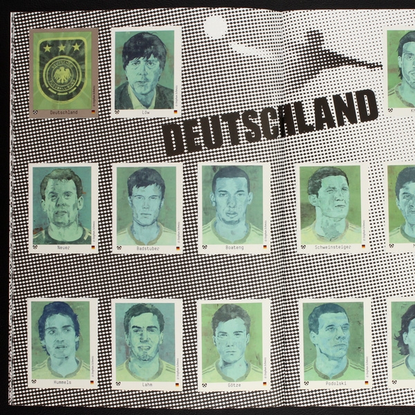 Euro 2012 Tschutti Heftli sticker album complete