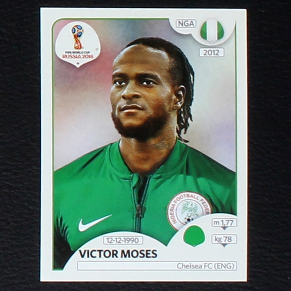 Moses Panini Sticker No. 347 - Russia 2018