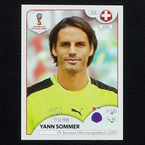 Sommer Panini Sticker No. 374 - Russia 2018