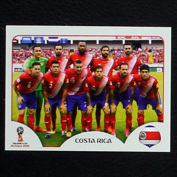 Team Costa Rica Panini Sticker No. 393 - Russia 2018