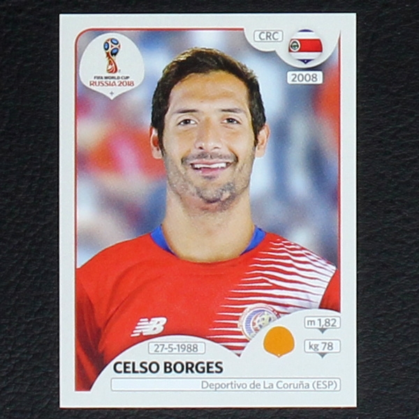 Borges Panini Sticker No. 404 - Russia 2018