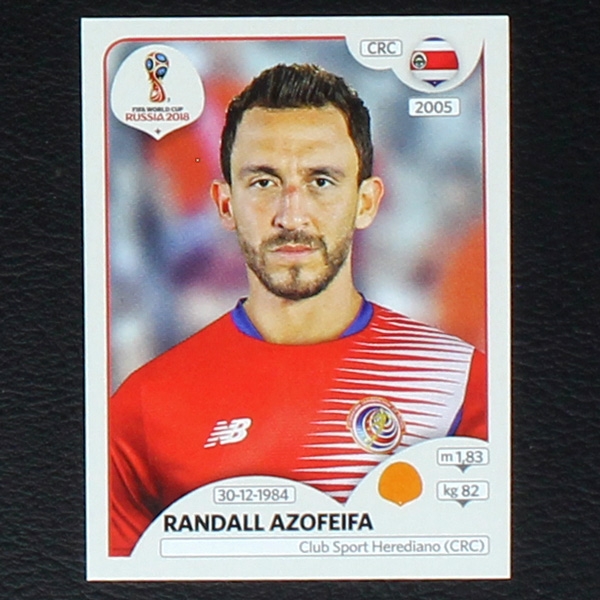 Azofeifa Panini Sticker No. 406 - Russia 2018