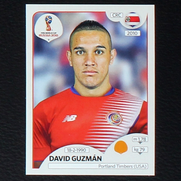 Guzman Panini Sticker No. 407 - Russia 2018