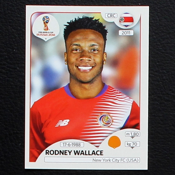 Wallace Panini Sticker No. 408 - Russia 2018