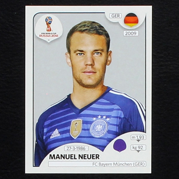 Neuer Panini Sticker No. 434 - Russia 2018