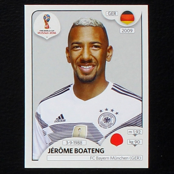 Boateng Panini Sticker No. 437 - Russia 2018