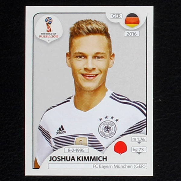 Kimmich Panini Sticker No. 438 - Russia 2018