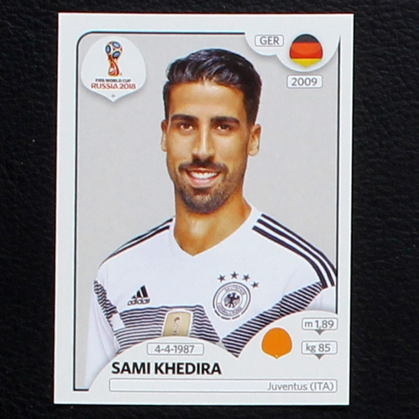 Khedira Panini Sticker No. 448 - Russia 2018