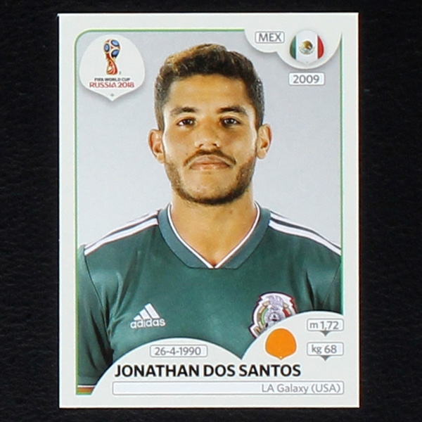 J. Dos Santos Panini Sticker No. 461 - Russia 2018