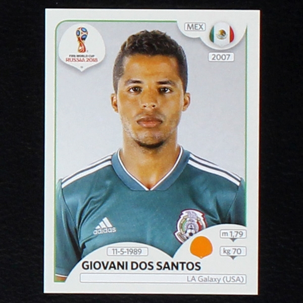 G. Dos Santos Panini Sticker No. 462 - Russia 2018