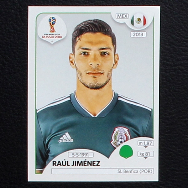 Jimenez Panini Sticker No. 468 - Russia 2018