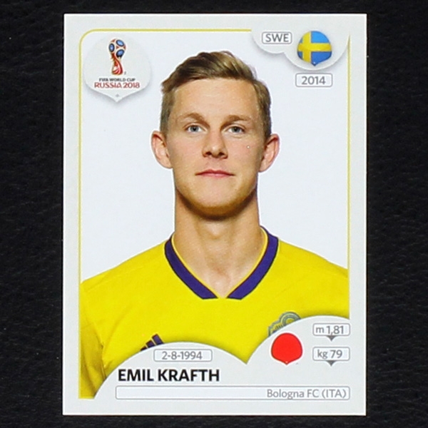 Krafth Panini Sticker No. 480 - Russia 2018