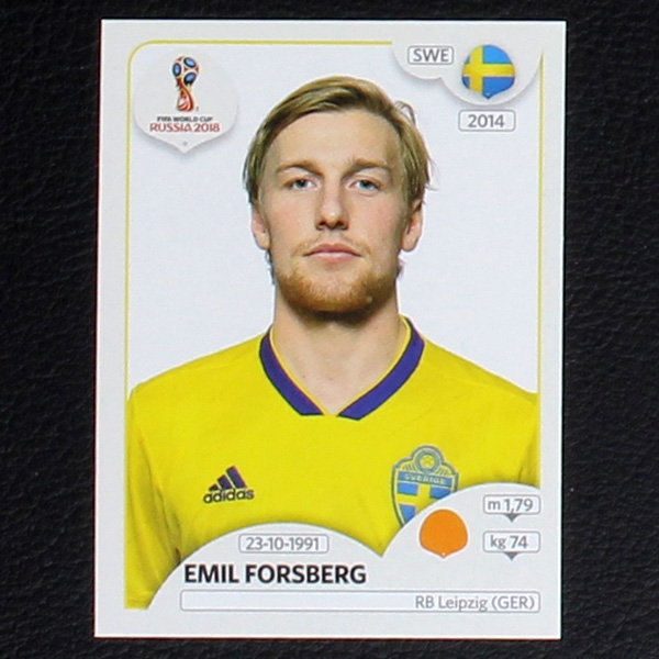 Forsberg Panini Sticker No. 483 - Russia 2018