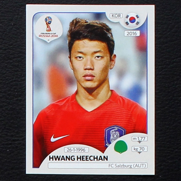 Heechan Panini Sticker No. 511 - Russia 2018