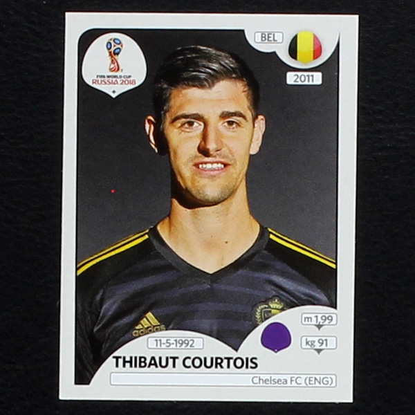 Courtois Panini Sticker No. 514 - Russia 2018