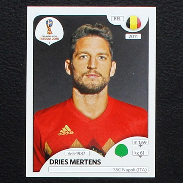 Mertens Panini Sticker No. 529 - Russia 2018