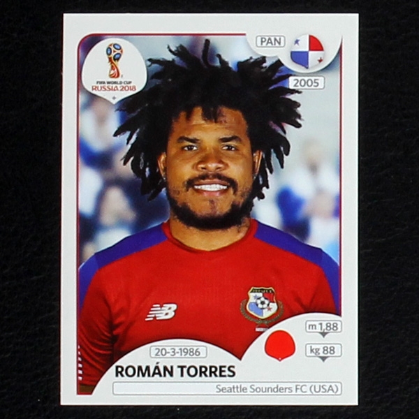 R. Torres Panini Sticker No. 538 - Russia 2018