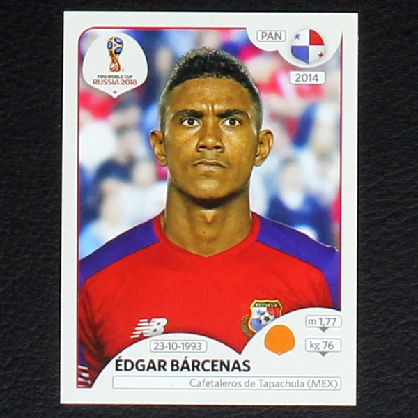 Barcenas Panini Sticker No. 544 - Russia 2018