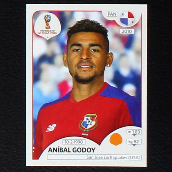 Godoy Panini Sticker No. 547 - Russia 2018