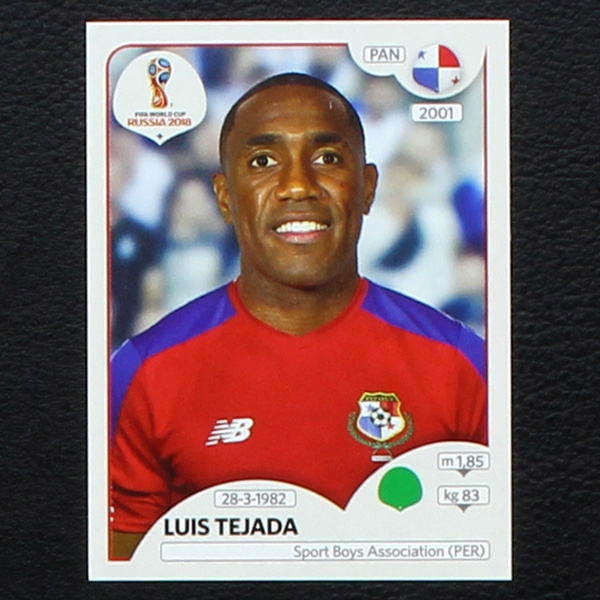 Tejada Panini Sticker No. 550 - Russia 2018