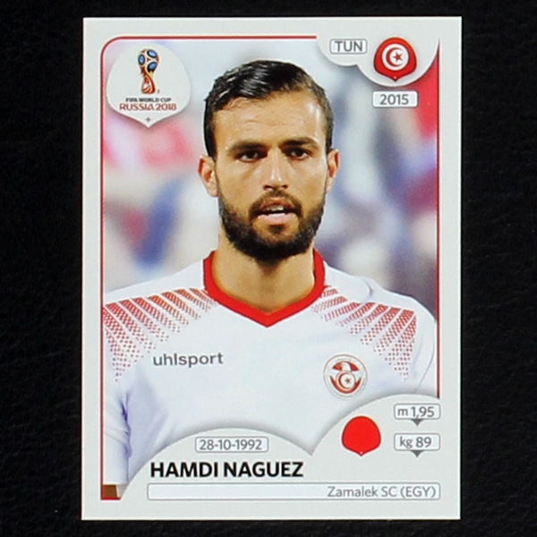 Nagguez Panini Sticker No. 558 - Russia 2018