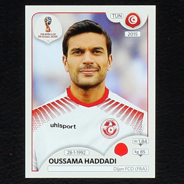 Haddadi Panini Sticker No. 560 - Russia 2018