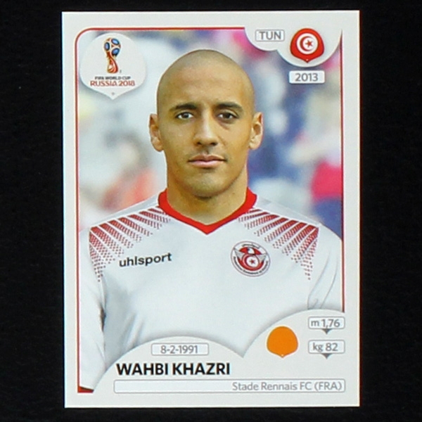 Khazri Panini Sticker No. 562 - Russia 2018