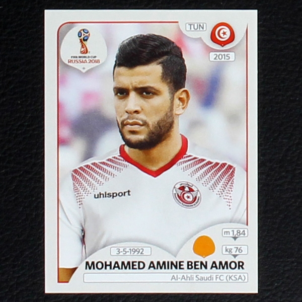 Ben Amor Panini Sticker No. 563 - Russia 2018