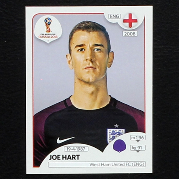 Hart Panini Sticker No. 574 - Russia 2018