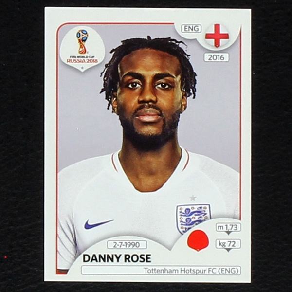 Rose Panini Sticker No. 580 - Russia 2018