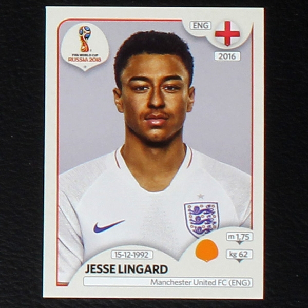 Lingard Panini Sticker No. 587 - Russia 2018