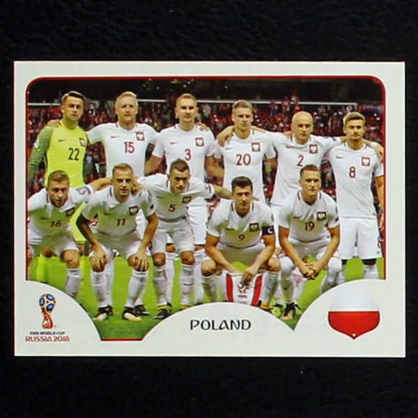 Team Poland Panini Sticker No. 593 - Russia 2018