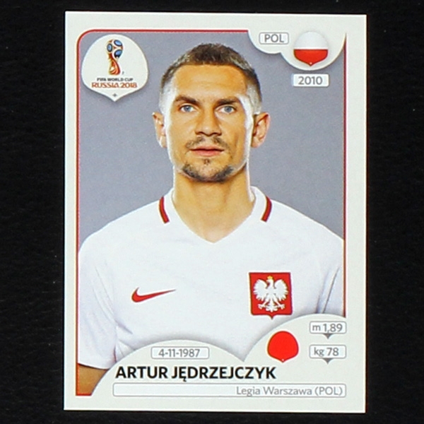 Jedrzejczyk Panini Sticker No. 601 - Russia 2018