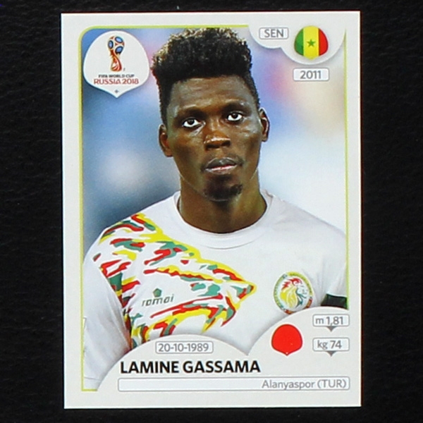 Gassama Panini Sticker No. 616 - Russia 2018