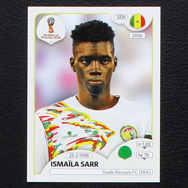 Sarr Panini Sticker No. 630 - Russia 2018