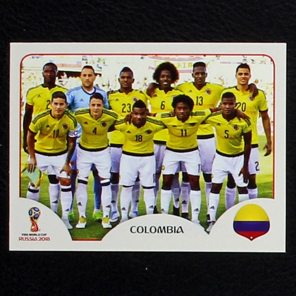 Team Colombia Panini Sticker No. 633 - Russia 2018