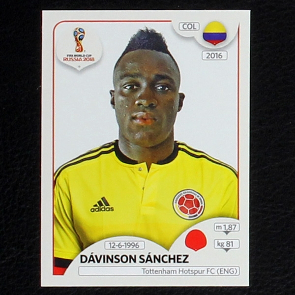 D. Sanchez Panini Sticker No. 638 - Russia 2018