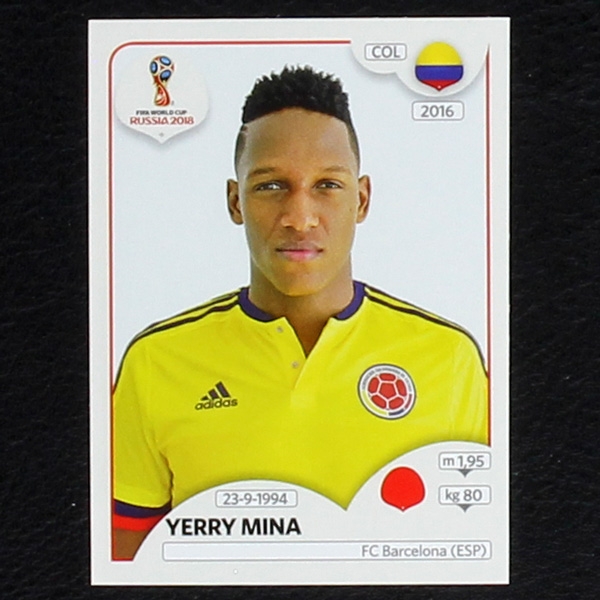 Mina Panini Sticker No. 639 - Russia 2018