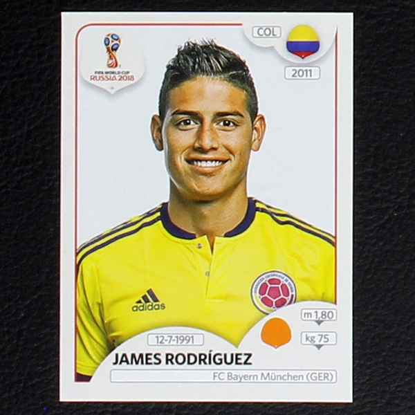 Rodriguez Panini Sticker No. 643 - Russia 2018