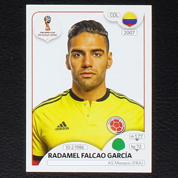 Falcao Garcia Panini Sticker No. 646 - Russia 2018