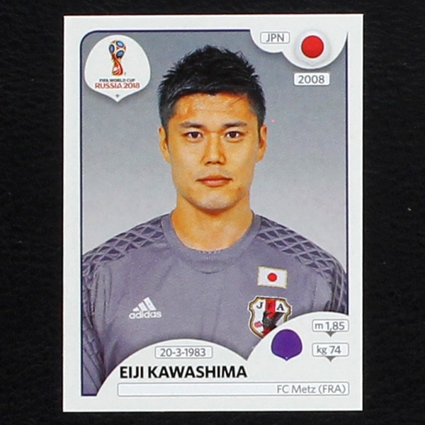 Kawashima Panini Sticker No. 654 - Russia 2018