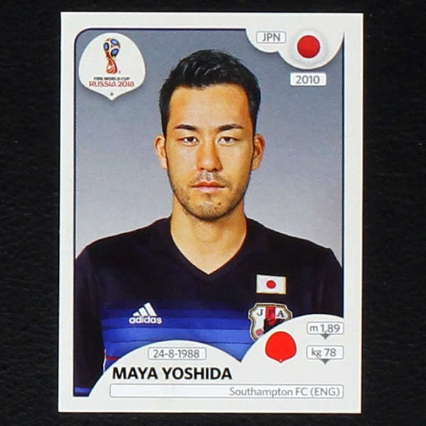 Yoshida Panini Sticker No. 661 - Russia 2018