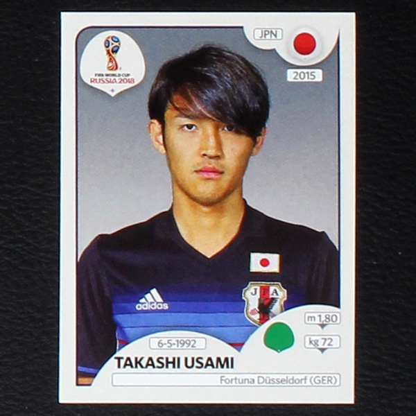 Usami Panini Sticker No. 667 - Russia 2018