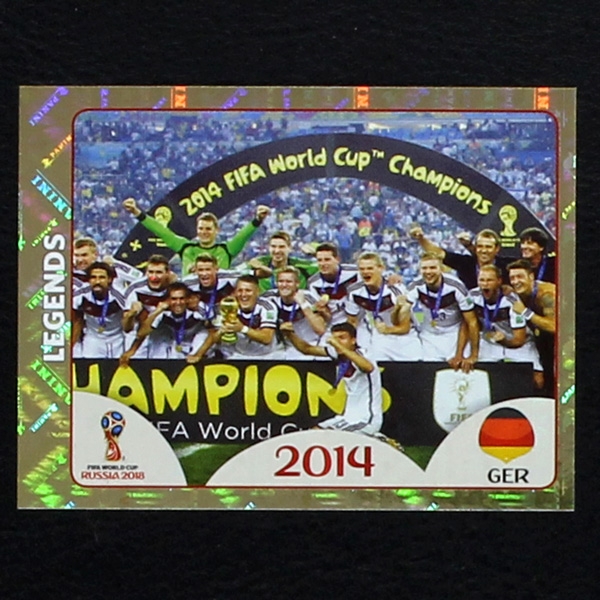 Germany 2014 Panini Sticker No. 673 - Russia 2018