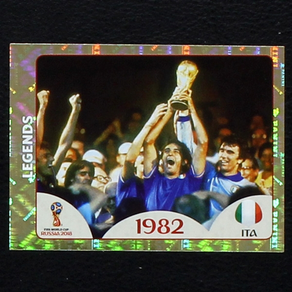 Italy 1982 Panini Sticker No. 674 - Russia 2018