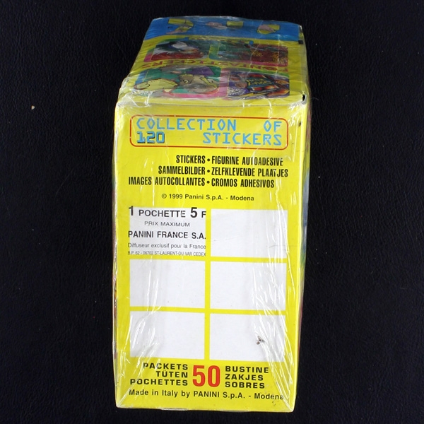 Fantastickers Panini Box mit 50 Sticker Tüten