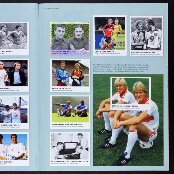 11 Freunde Panini Sticker Album komplett