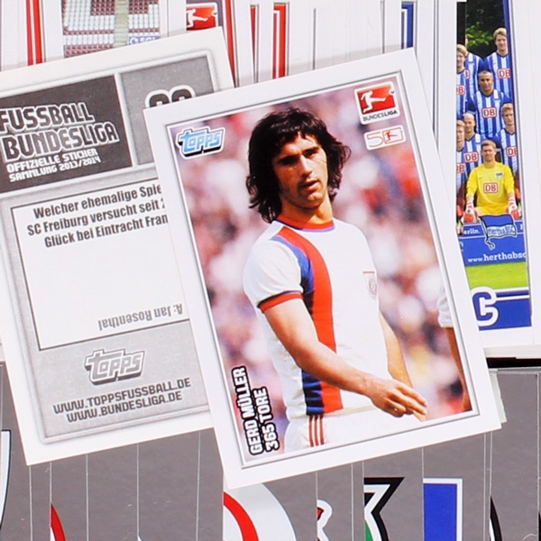 Fußball Bundesliga 2013 Topps 355 Sticker - Gerd Müller